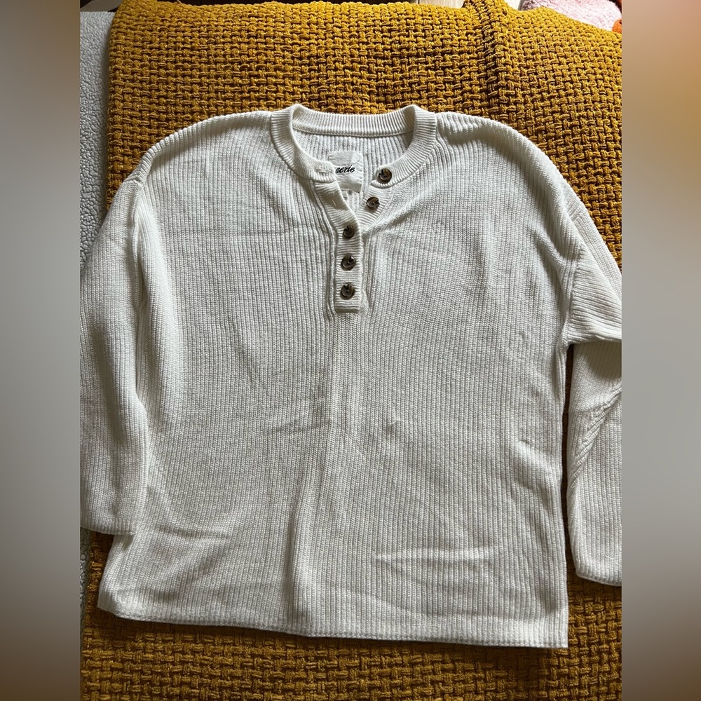 Aerie 3/4 Button Sweater
